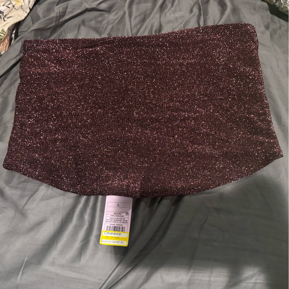Red/ purple Sparkle Bandeau